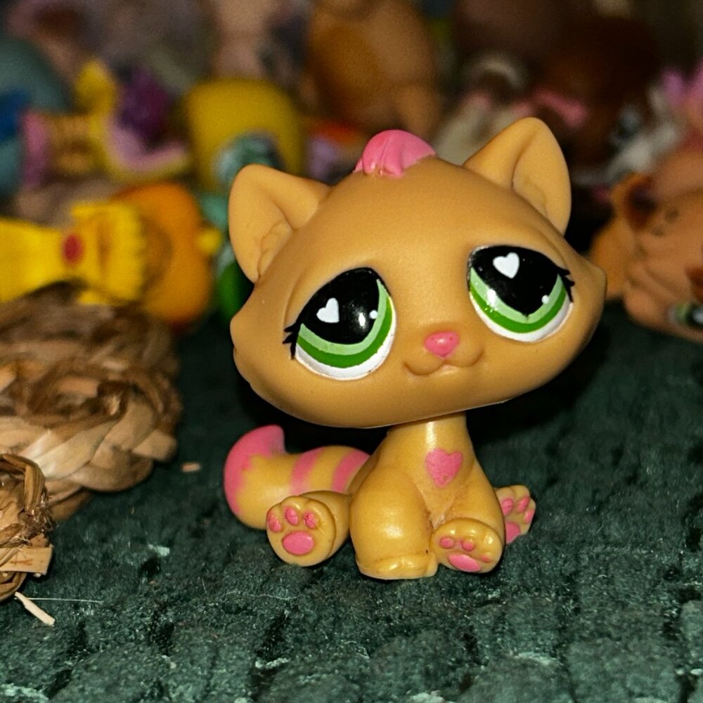 Rare Heart Eye Cat LPS